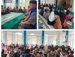 Ketua DPRD Tubaba  Berikan santunan Anak yatim piatu di masjid Nurul Iman tiyuh gading kencana