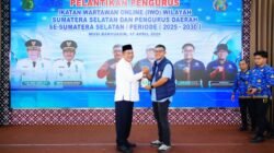 *PW dan 5 PD se-Sumsel Resmi Dilantik, Yudhistira Ajak IWO Kontrol Lingkungan di Muba Sebagai Kawasan Tambang Minyak*