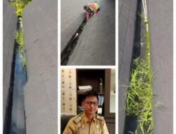Dinas PUPR Tubaba gerak cepat perbaiki talang Air gedung sesat agung tersumbat kotoran lumut
