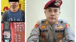 Bravo Satres Narkoba polres pesawaran Berhasil Ungkap pengedar Narkoba Berikut BB 7,76 gram sabu