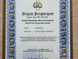 Aprohan Tolak Piagam Penghargaan Polda Lampung: Tidak Pernah Merasa Berkontribusi untuk Institusi Polri