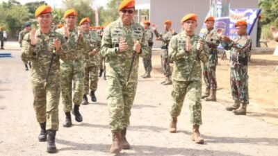 Panglima Korpasgat   ‎Resmikan Batalyon Para Komando   ‎464 Pasgat