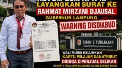 Diduga kartu pelajar di jual belikan di SMAN 2 Tumijajar :LSM KPK RI warning Disdikbud evaluasi kepsek