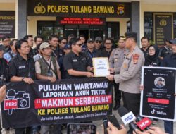Diduga Rendahkan Profesi Wartawan, Akun TikTok Makmun Serbaguna Dilaporkan ke Polres Tulang Bawang